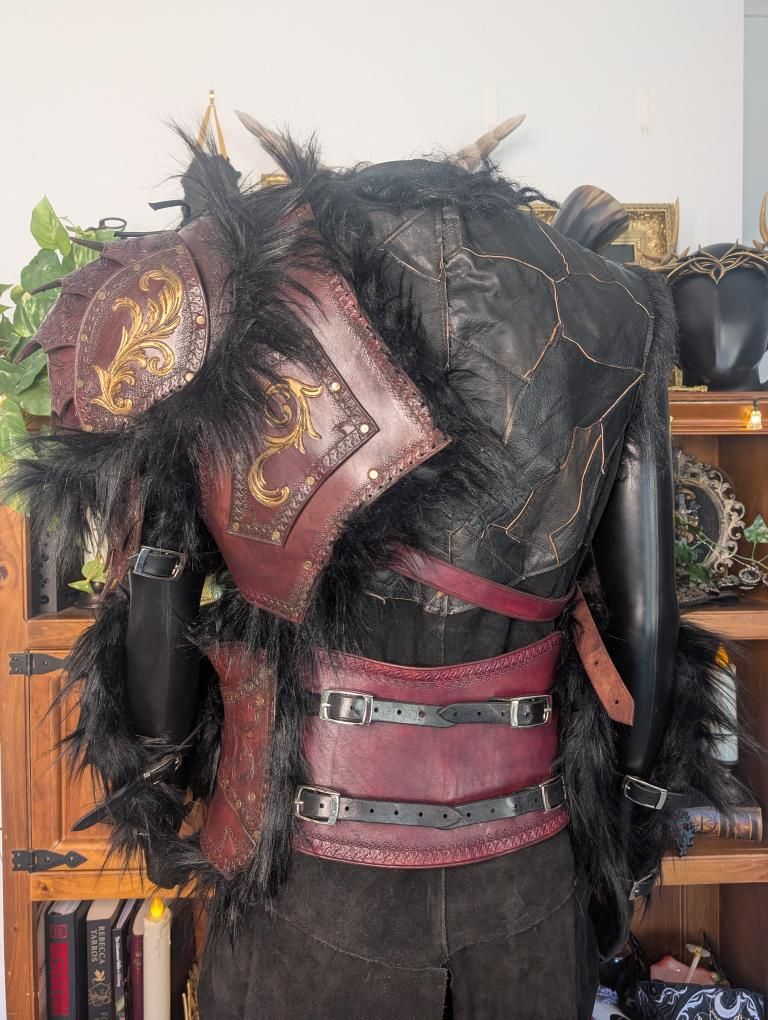 Leather Barbarian Armor Set