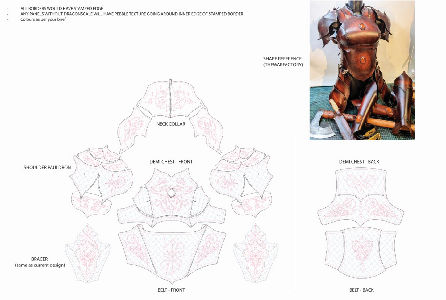 Custom Order - Kat - Celestial Armor