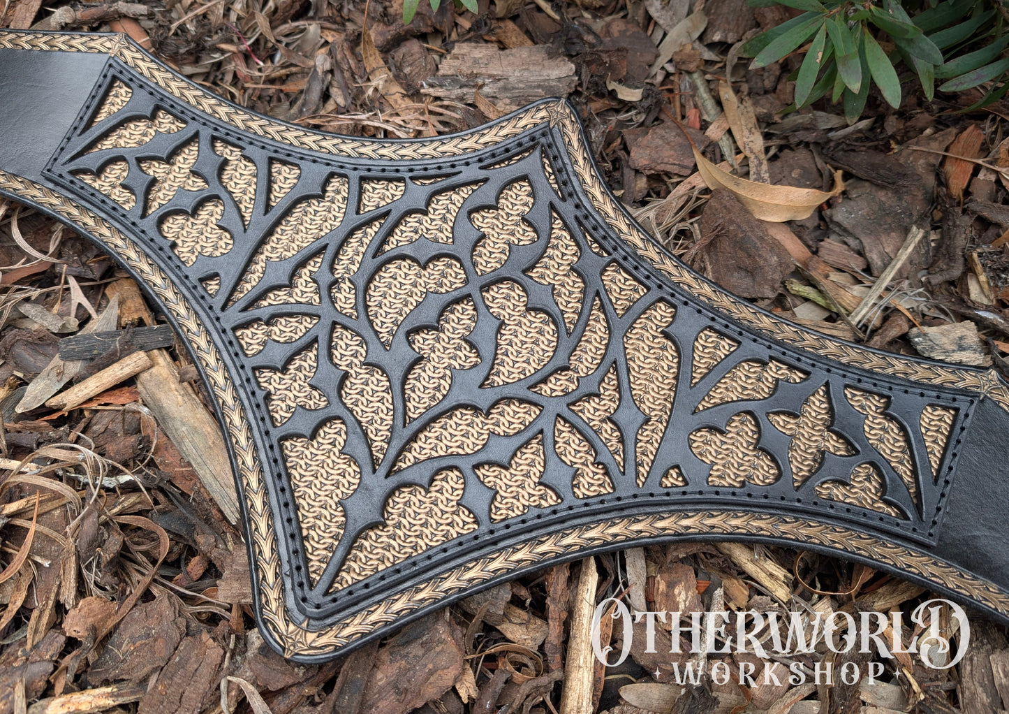 Leather Cathedral Waist Belt