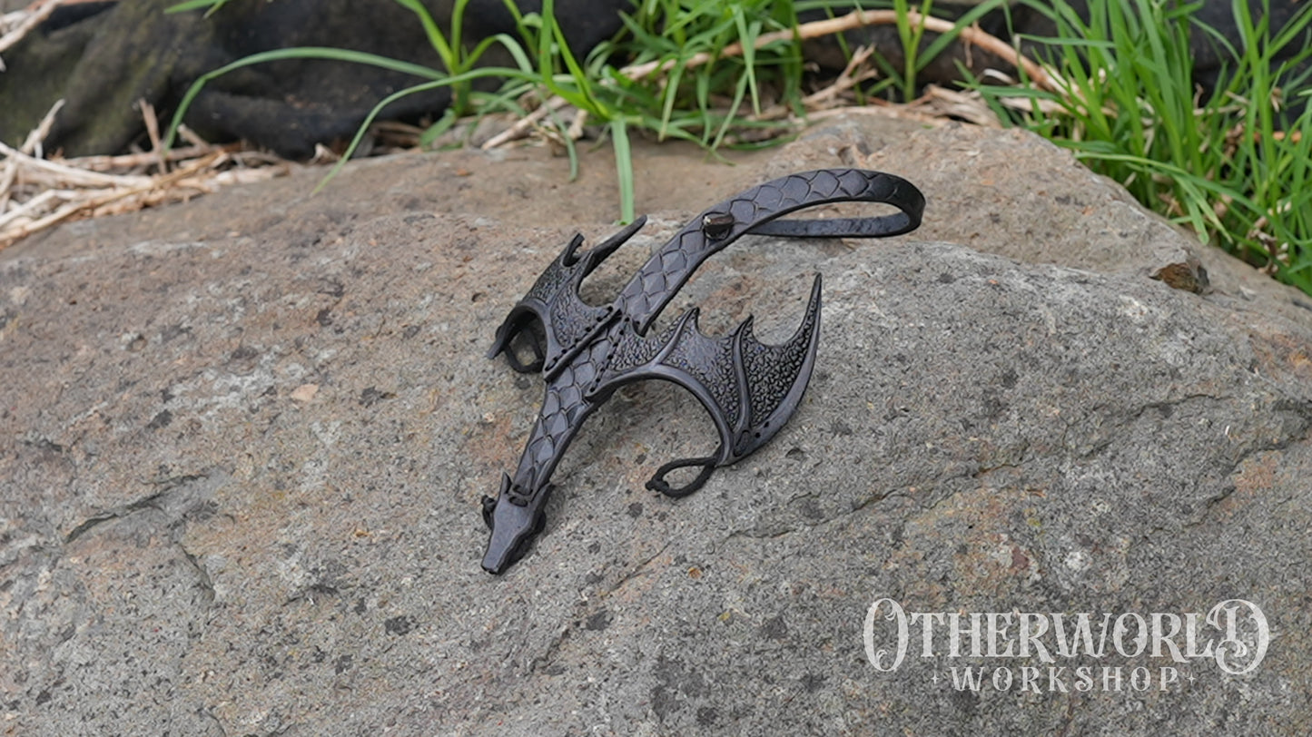 Leather Dragon Bracelet