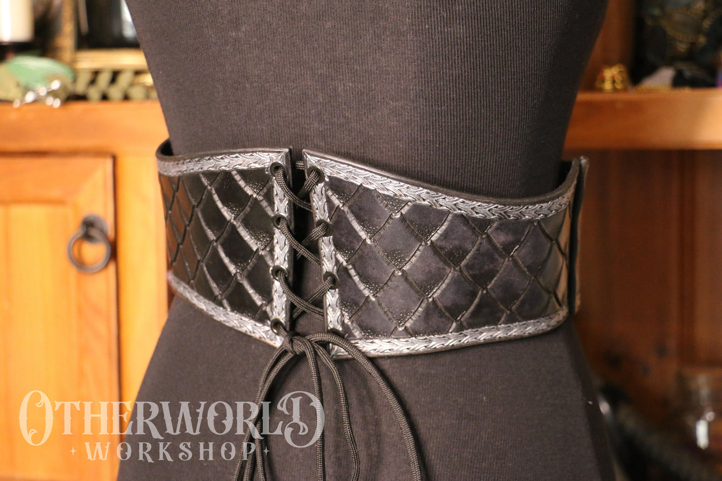 Leather Dragon Rider Waist Belt | S