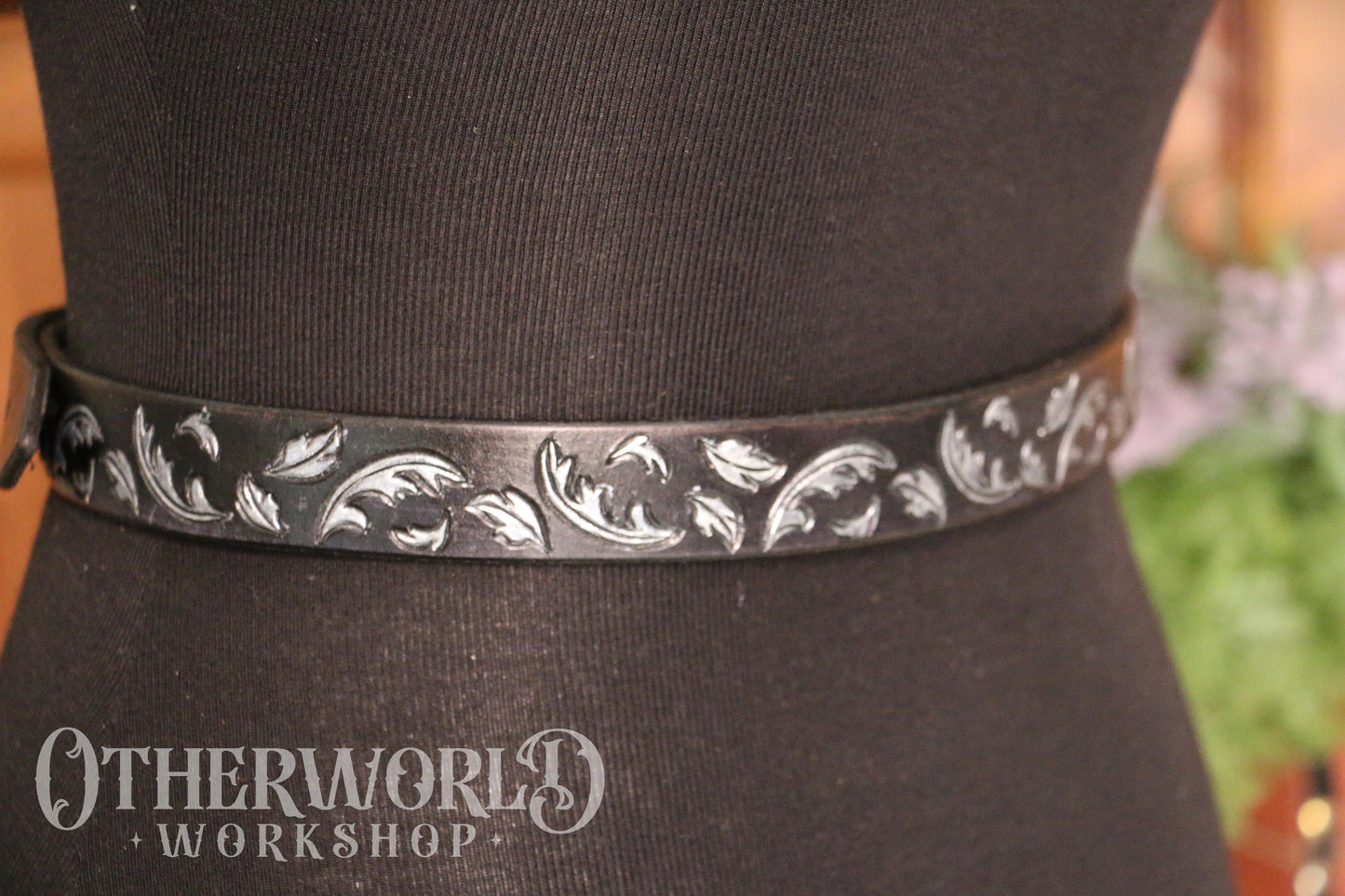 Leather Enchanted Buckle Belt