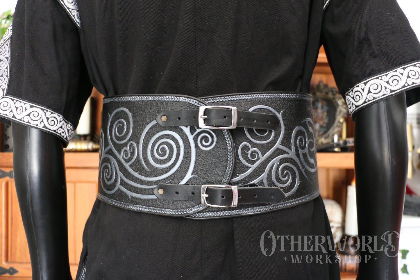 Leather Luna Mage Waist Belt