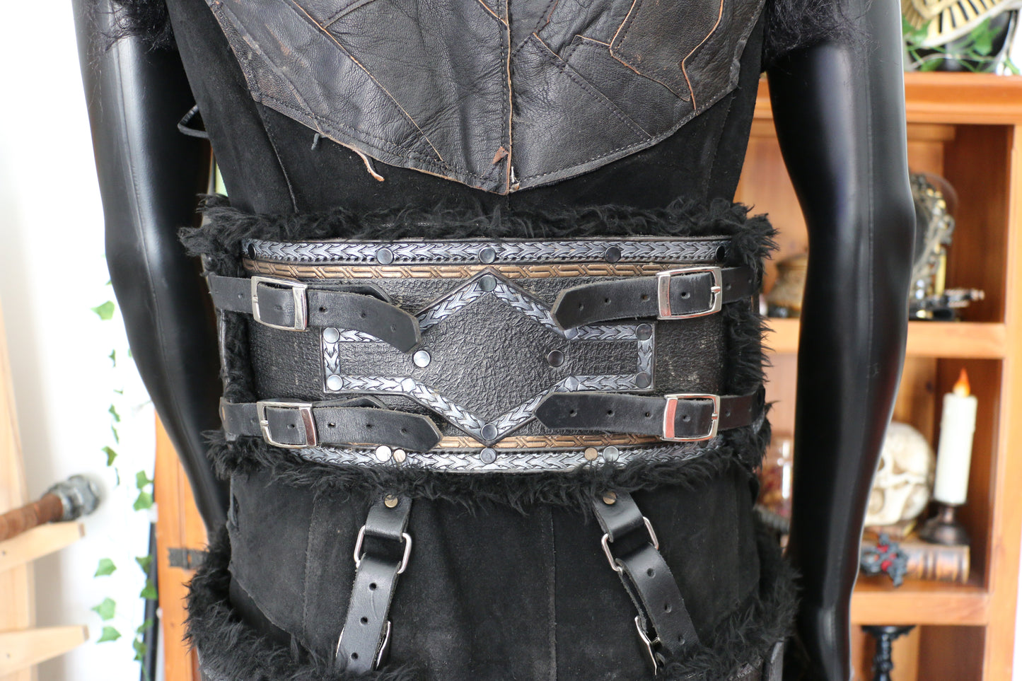Leather Fenrir Waist Belt