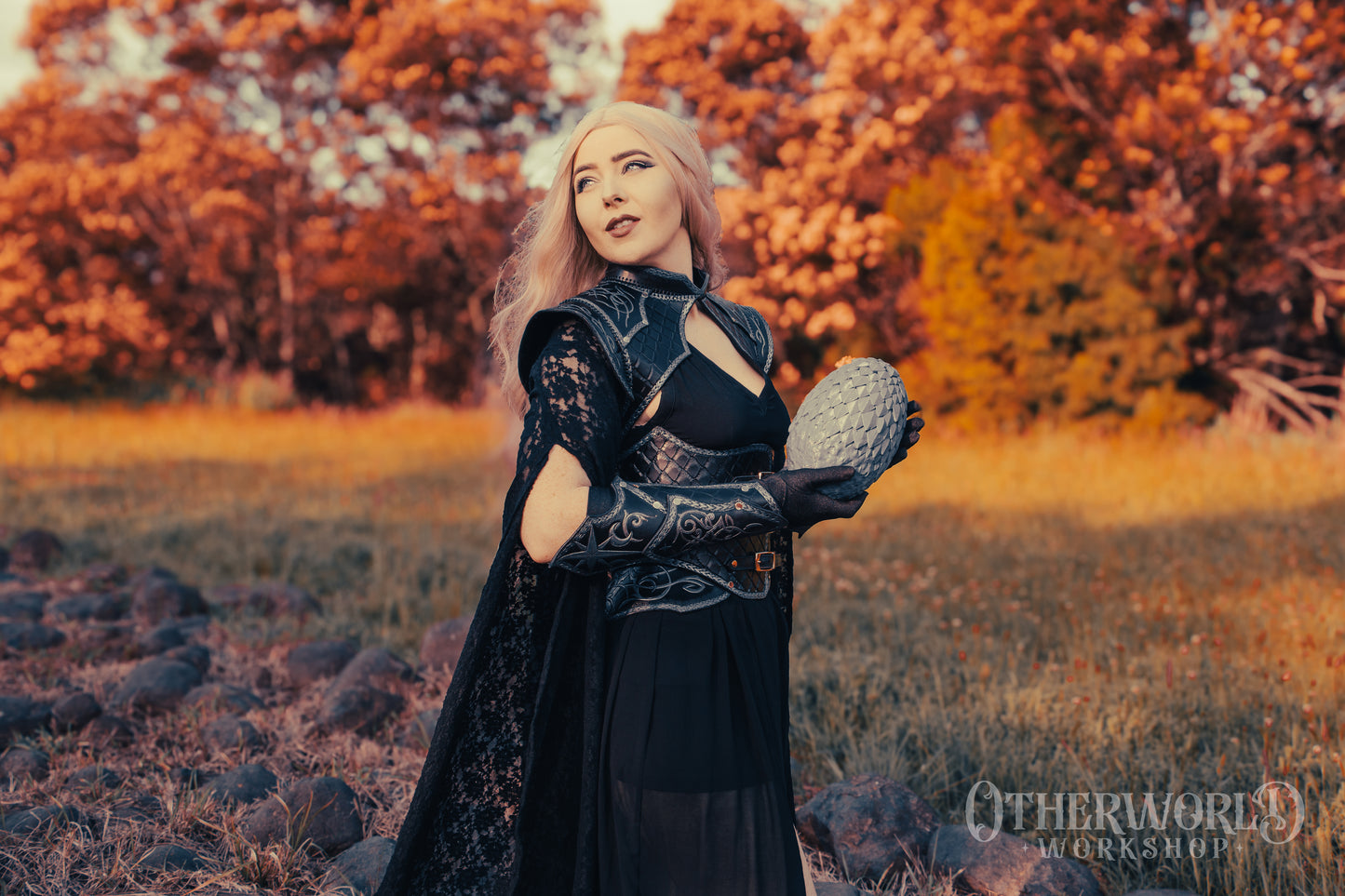 Leather Celestial Dragonscale Bracers Set