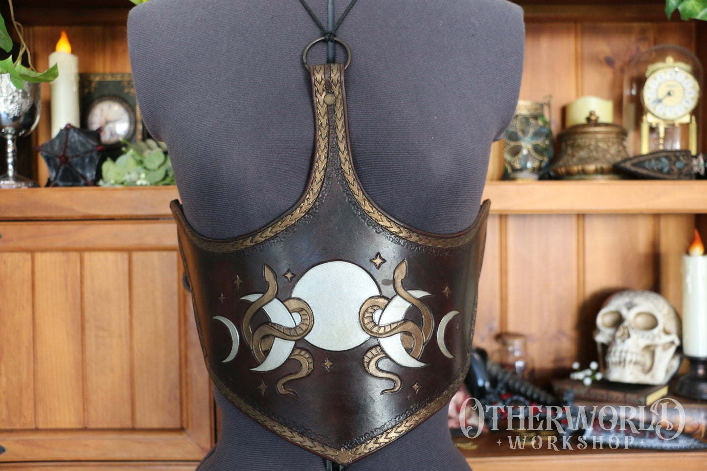 Leather Luna Snake Waist Belt | Limited Edition