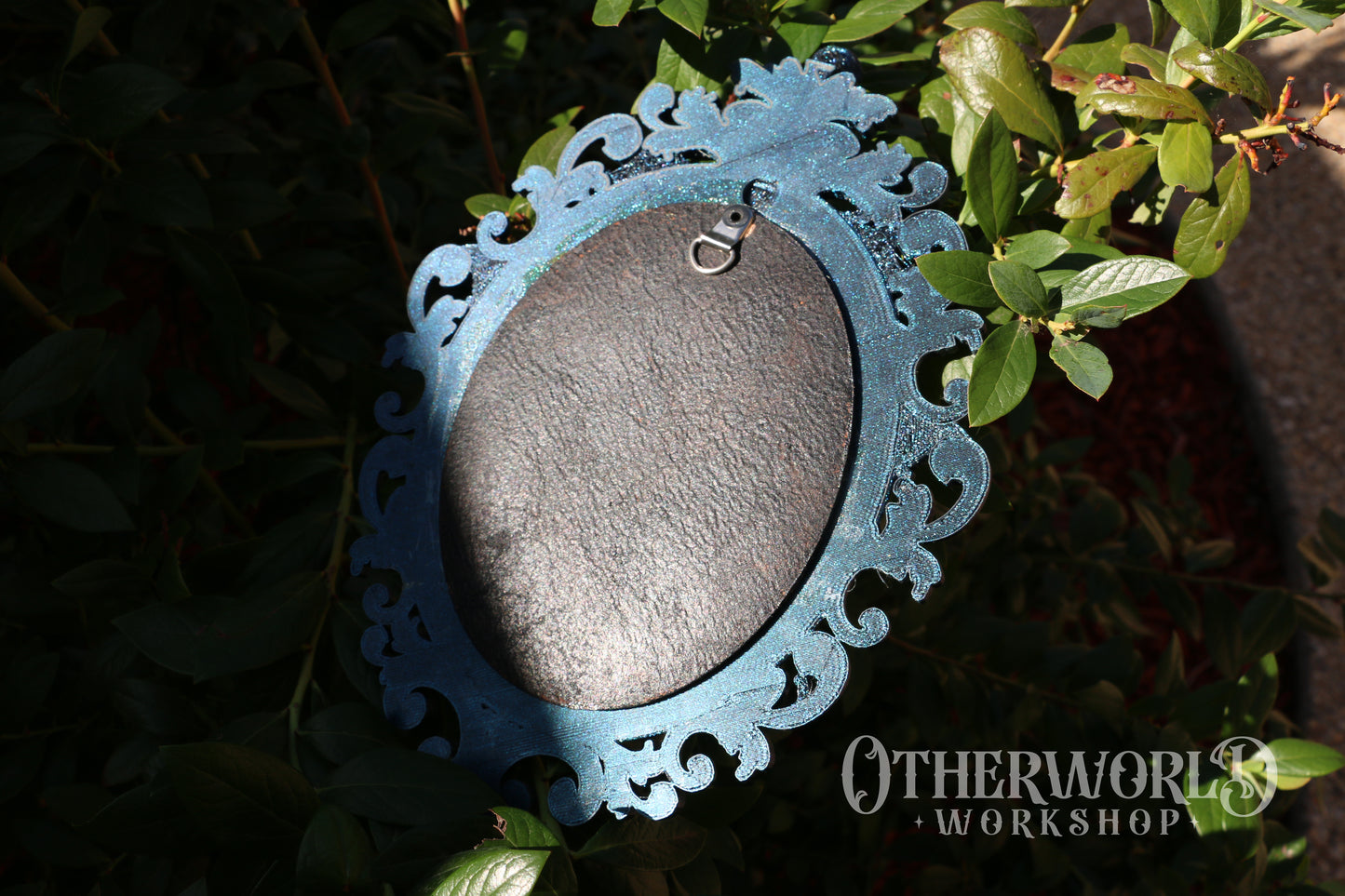 Leather Baroque Celestial Dragon Art Frame | Medium