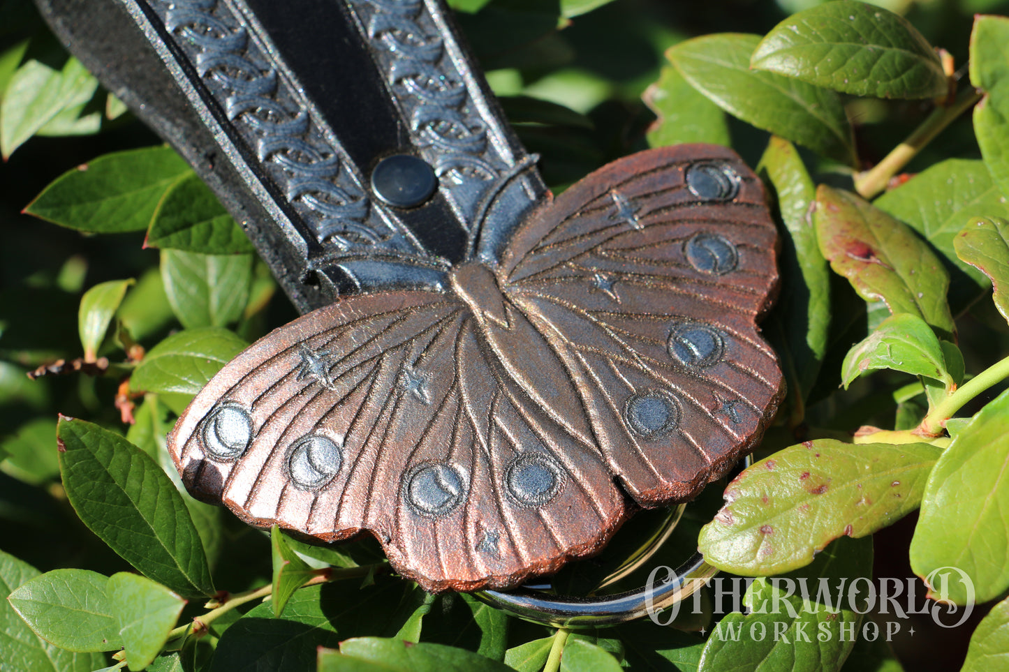 Leather Copper Luna Butterfly Skirt Hike