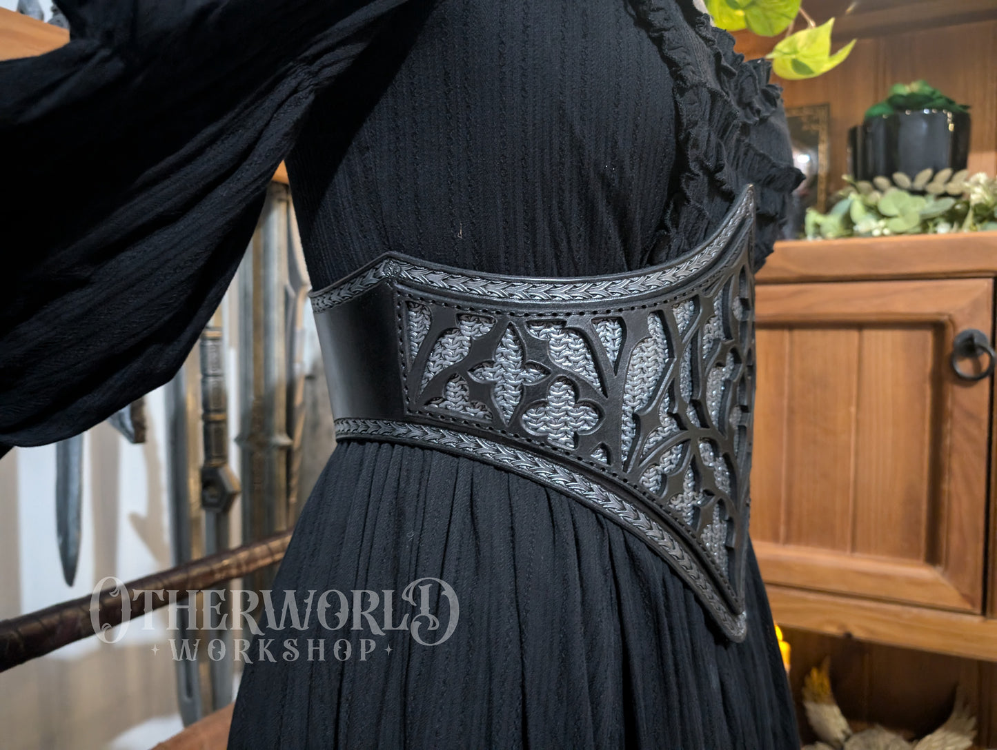 Leather Cathedral Waist Belt | *Preorder*
