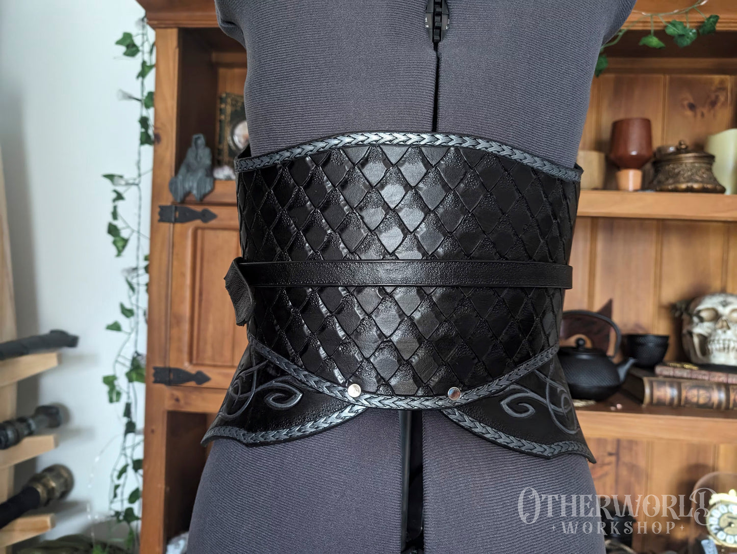 Leather Dragonscale Waist Belt | *Preorder*