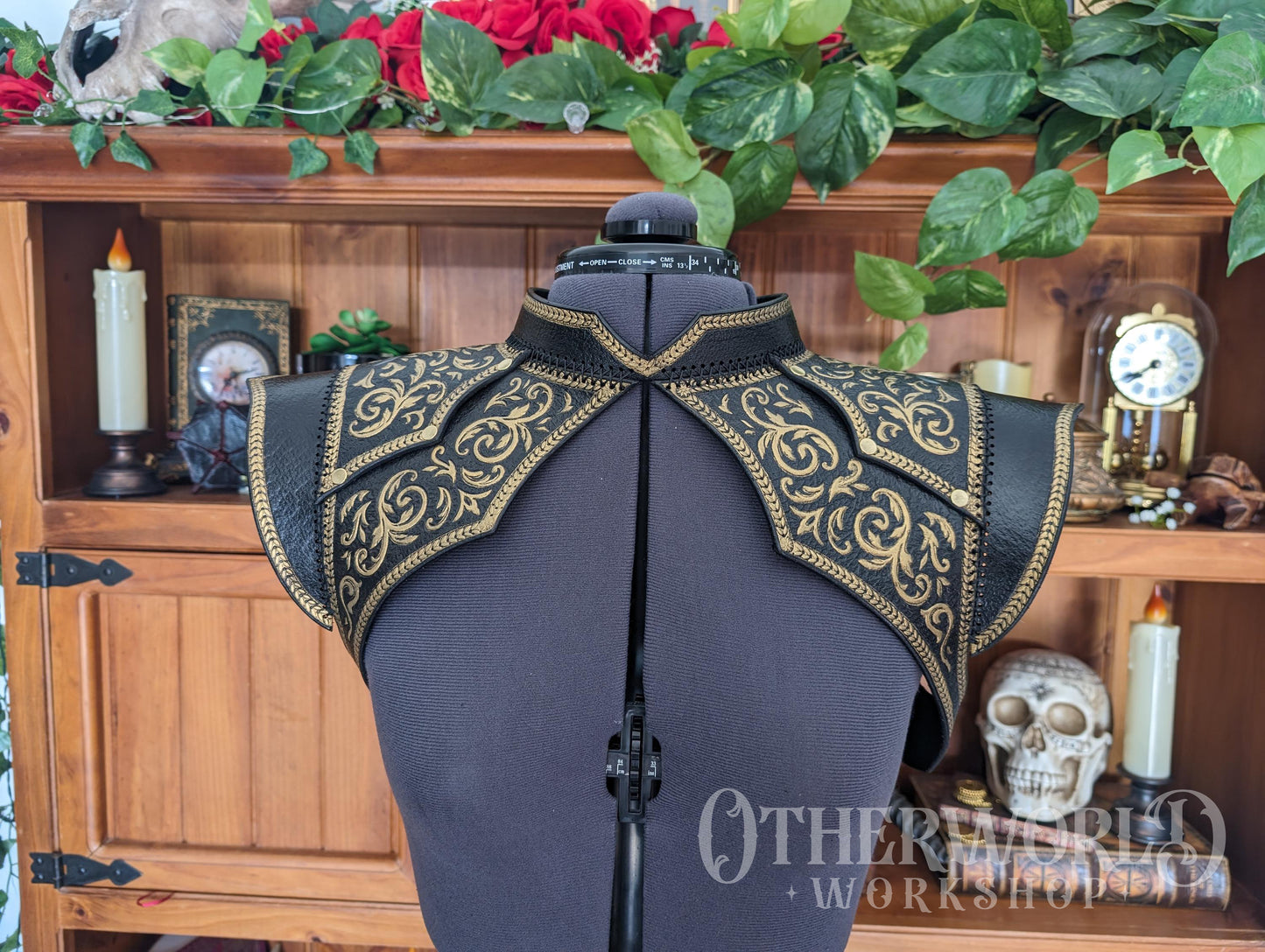 Leather Enchantress Shoulder Mantle | *Preorder*