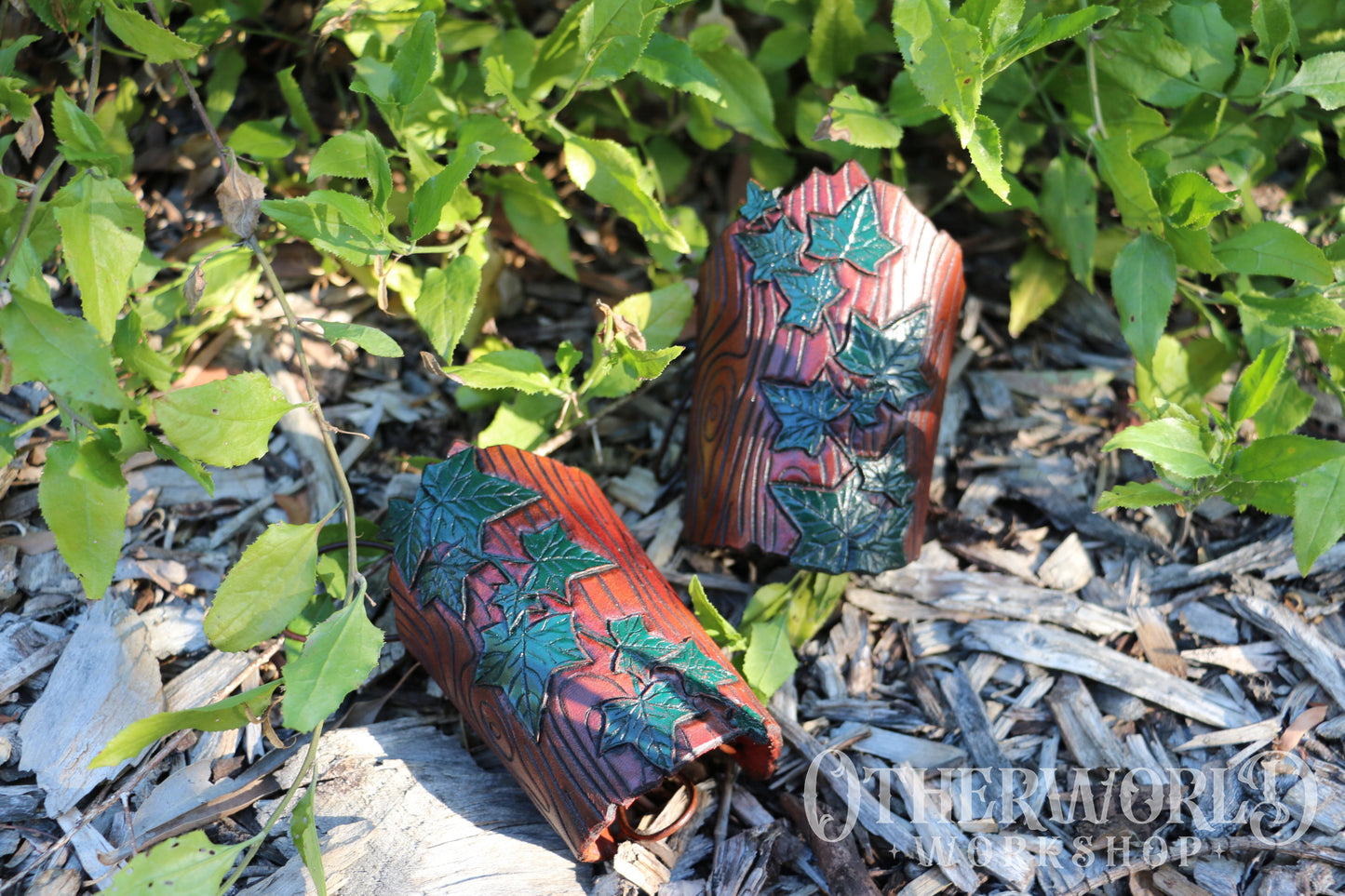 Leather Druid Wrist Cuffs | *Preorder*