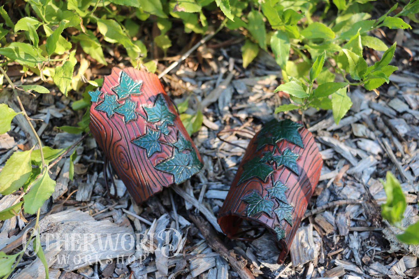 Leather Druid Wrist Cuffs | *Preorder*