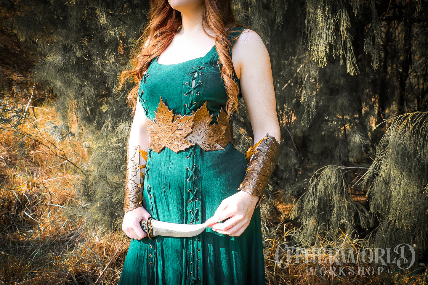 Leather Maple Leaf Belt | *Preorder*