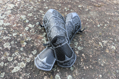 Leather Celtic Bracers Set