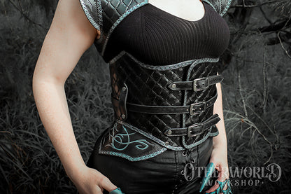Leather Dragonscale Waist Belt | *Preorder*
