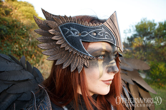 Leather Valkyrie Crown Headpiece | *Preorder*
