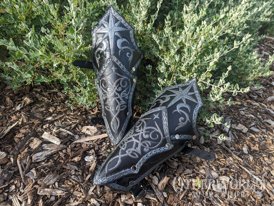 Leather Celestial Bracers Set | *Preorder*