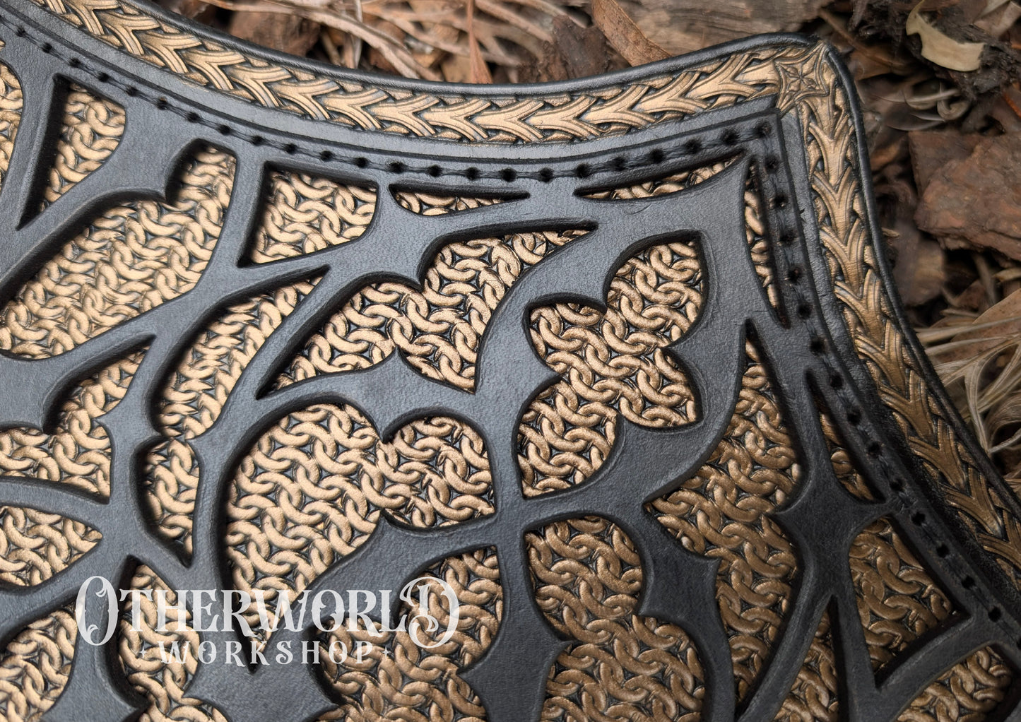 Leather Cathedral Waist Belt