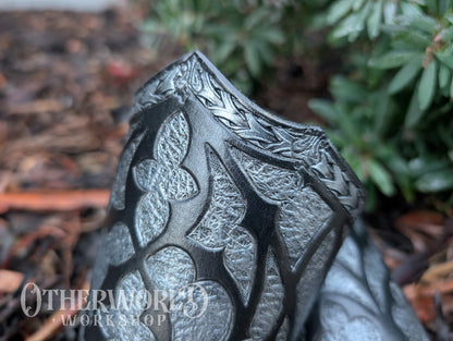 Leather Cathedral Bracer & Armlet Set