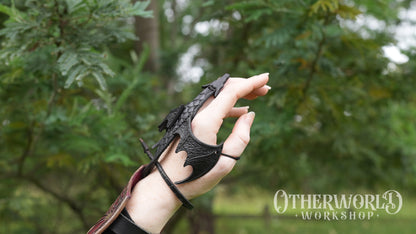 Leather Dragon Bracelet