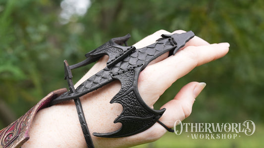 Leather Dragon Bracelet