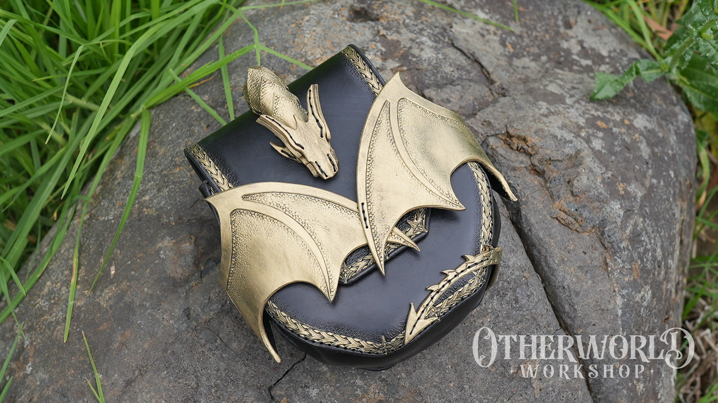 Leather Dragon Bag
