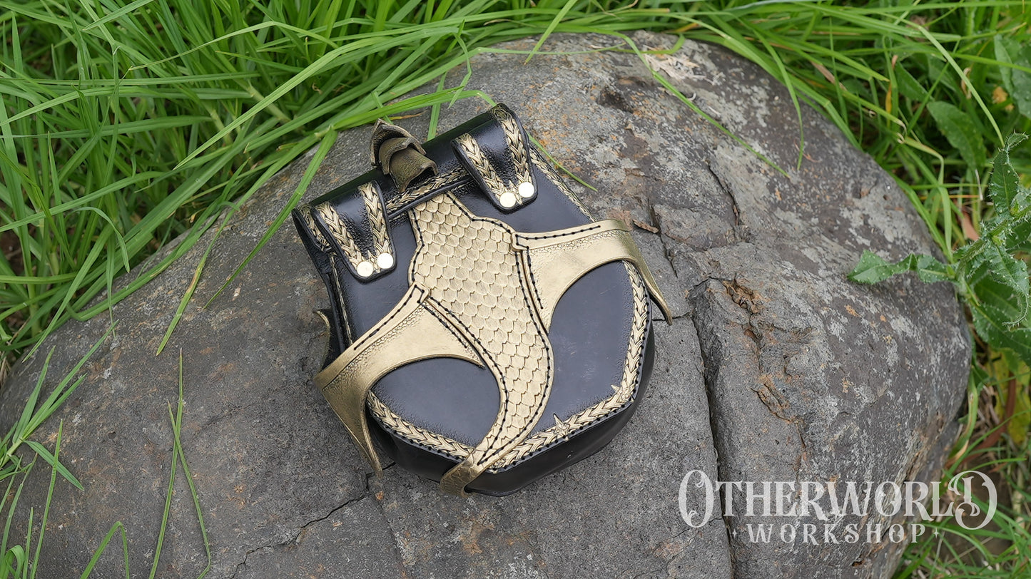 Leather Dragon Bag