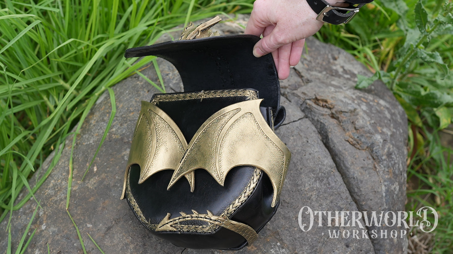 Leather Dragon Bag