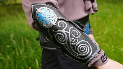 Leather Luna Mage Bracers Set