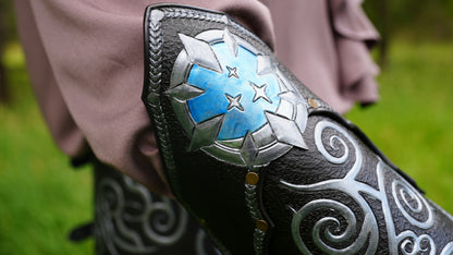 Leather Luna Mage Bracers Set