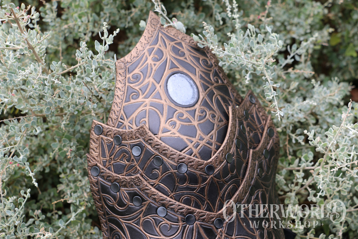 Leather Bloodstained Leg Greaves Set