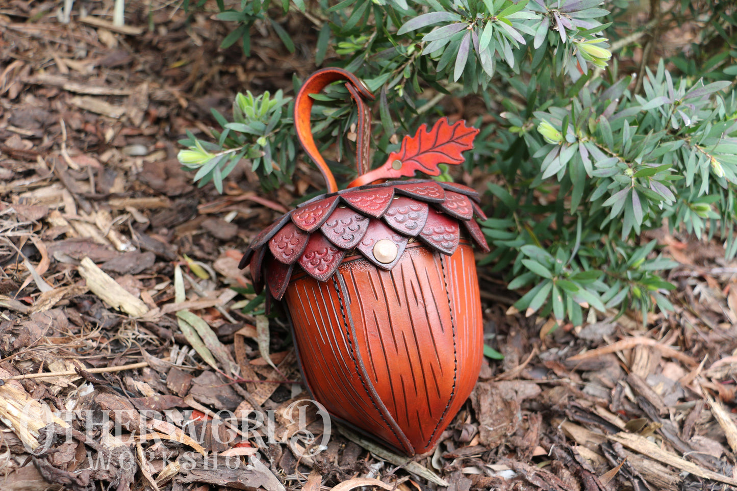 Leather Acorn Bag
