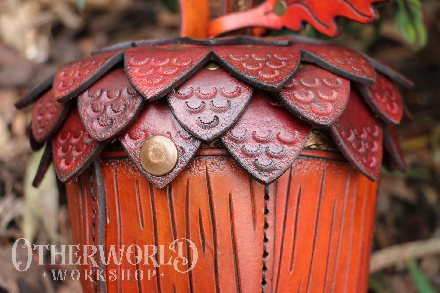 Leather Acorn Bag