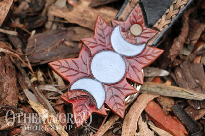 Leather Luna Leaf Skirt Hike