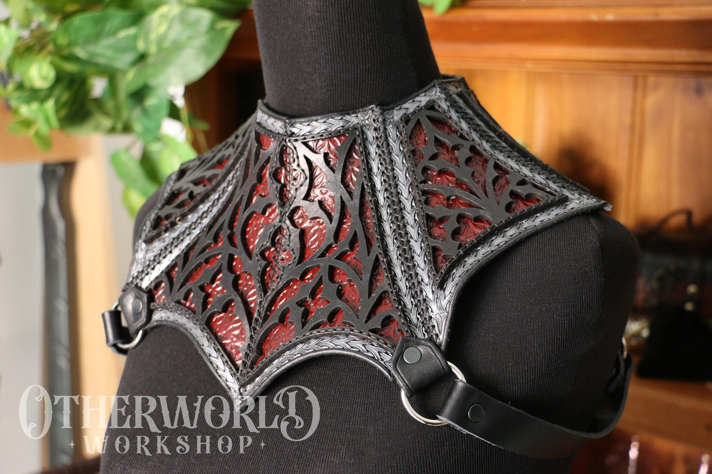 Leather Cathedral Collar