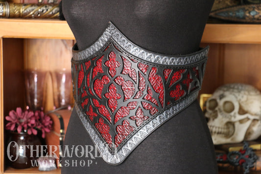 Leather Cathedral Waist Belt