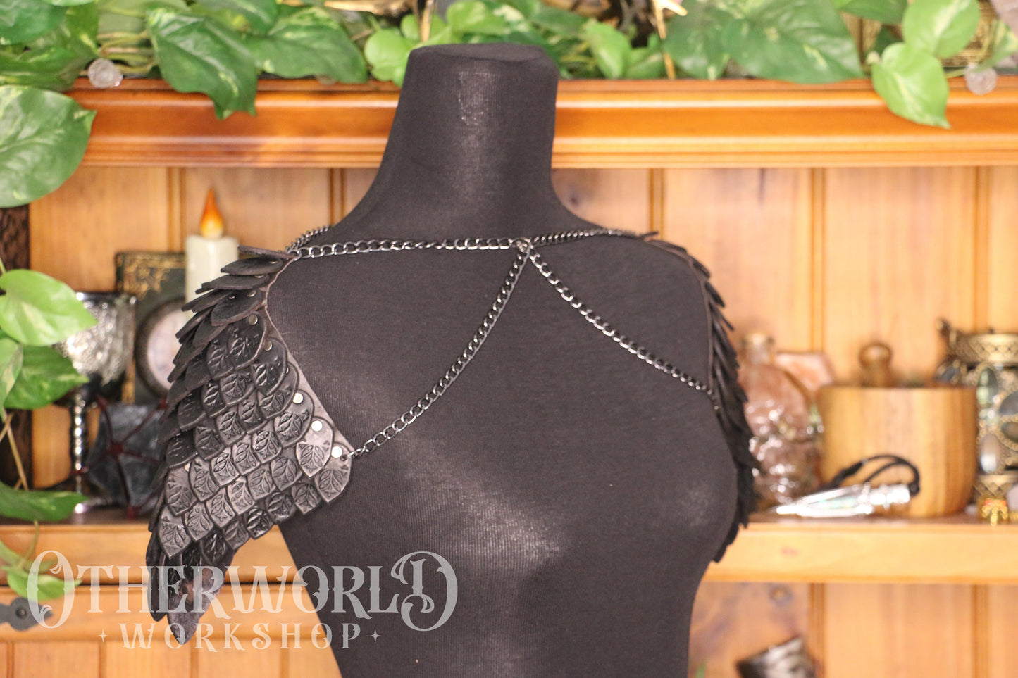 Leather Dragonscale Scalemail Harness