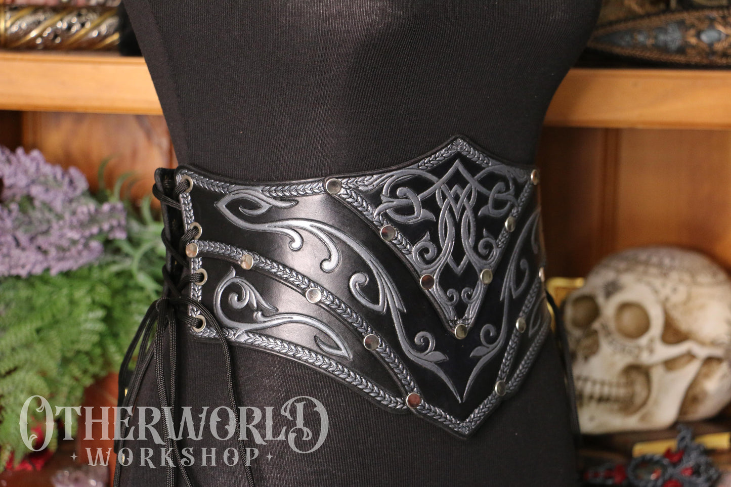 Leather Elven Waist Belt