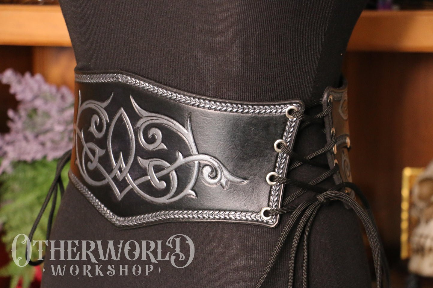 Leather Elven Waist Belt