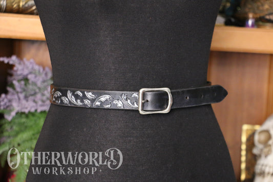 Leather Enchanted Buckle Belt