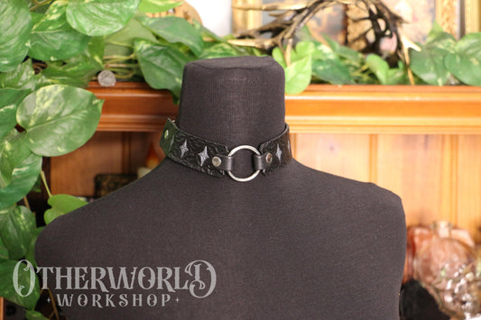 Leather Gothic Choker | S