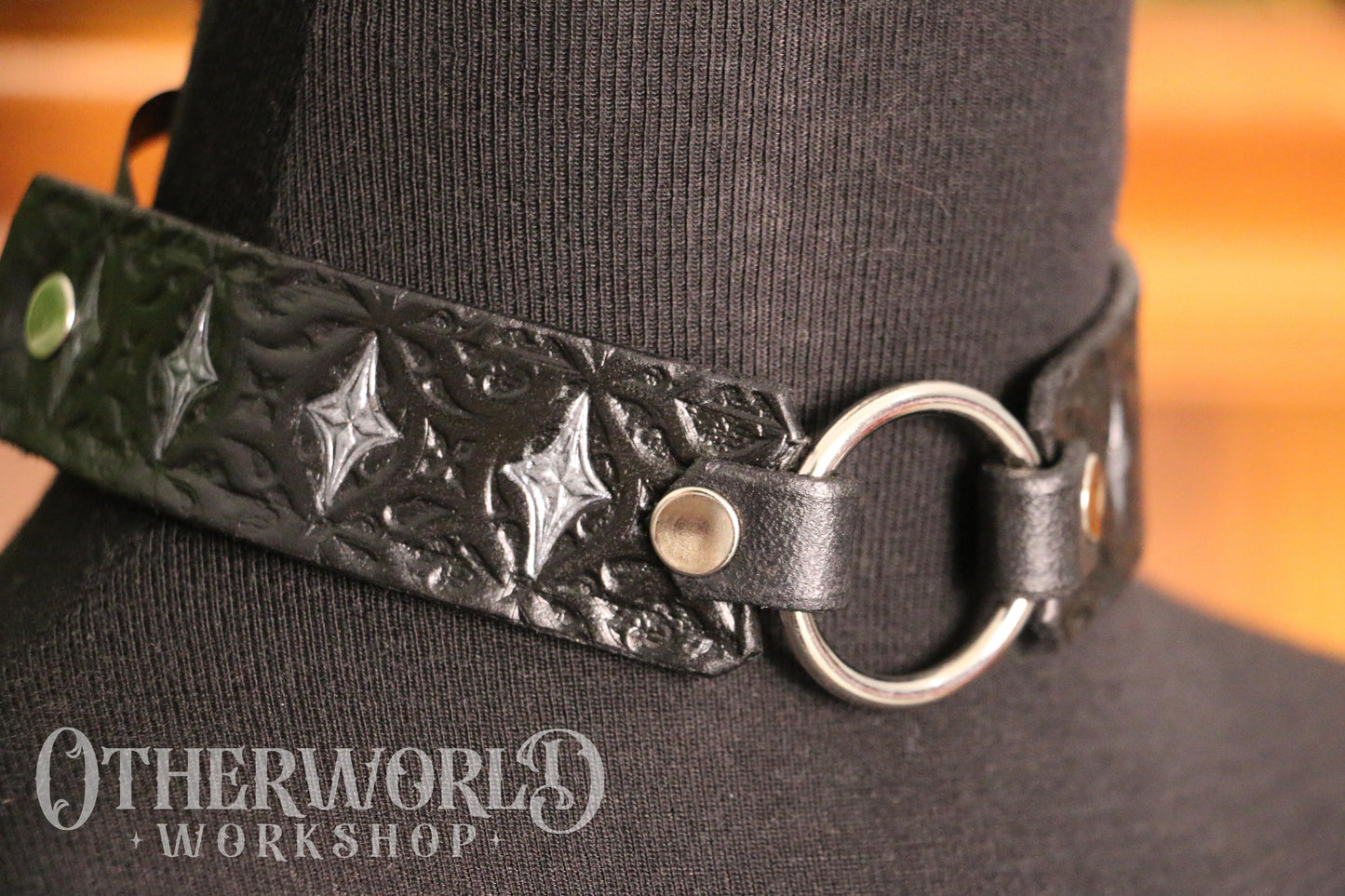 Leather Gothic Choker | S