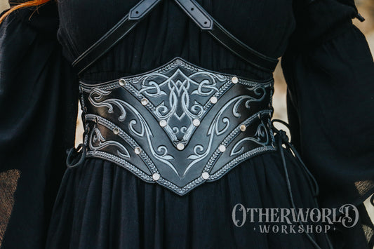 Leather Elven Waist Belt