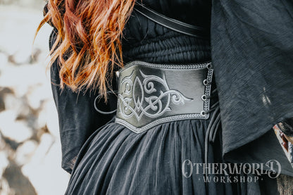 Leather Elven Waist Belt