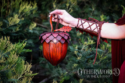 Leather Acorn Bag