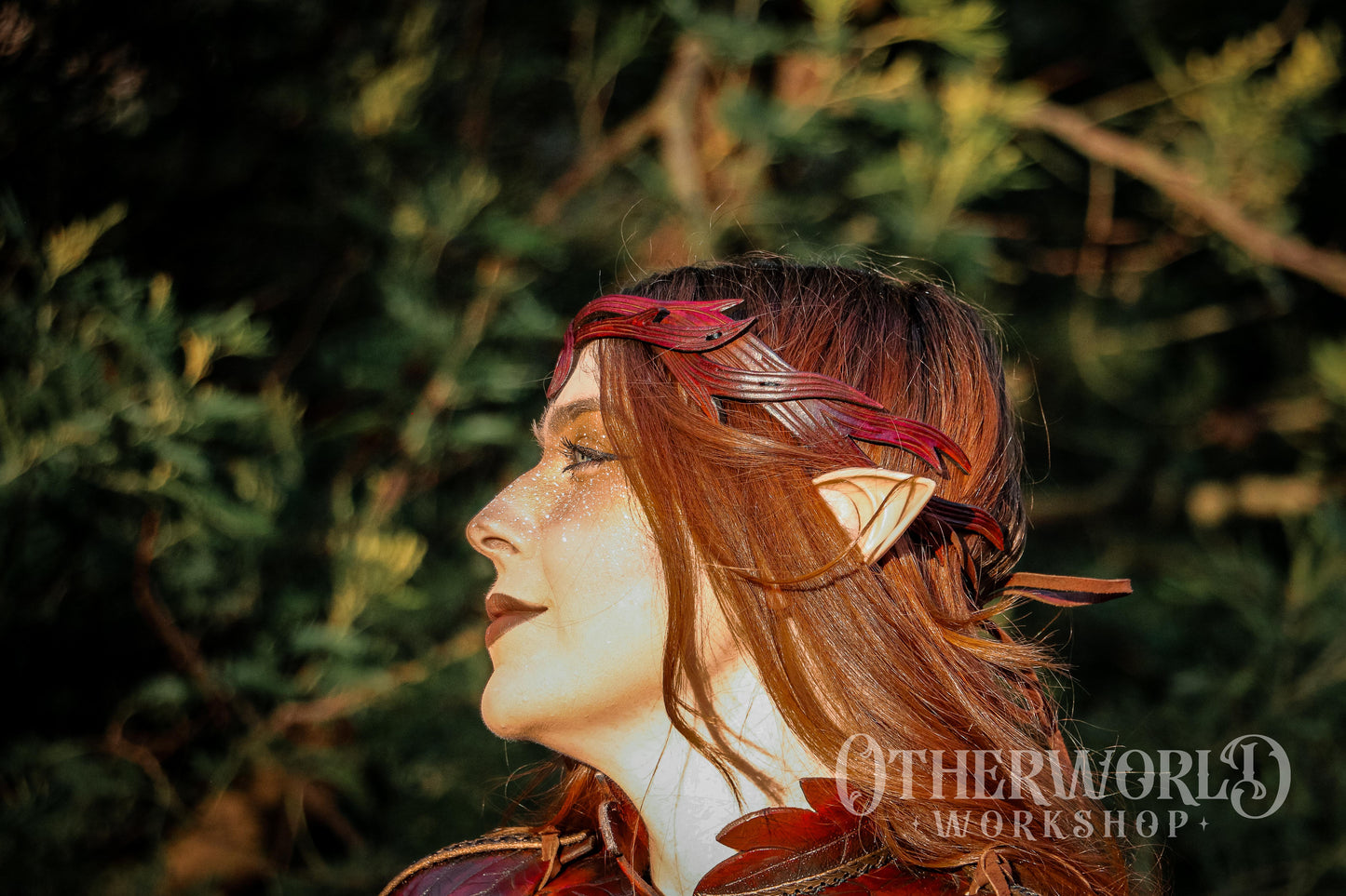 Leather Druid Crown Headpiece