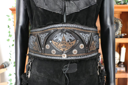 Leather Fenrir Waist Belt