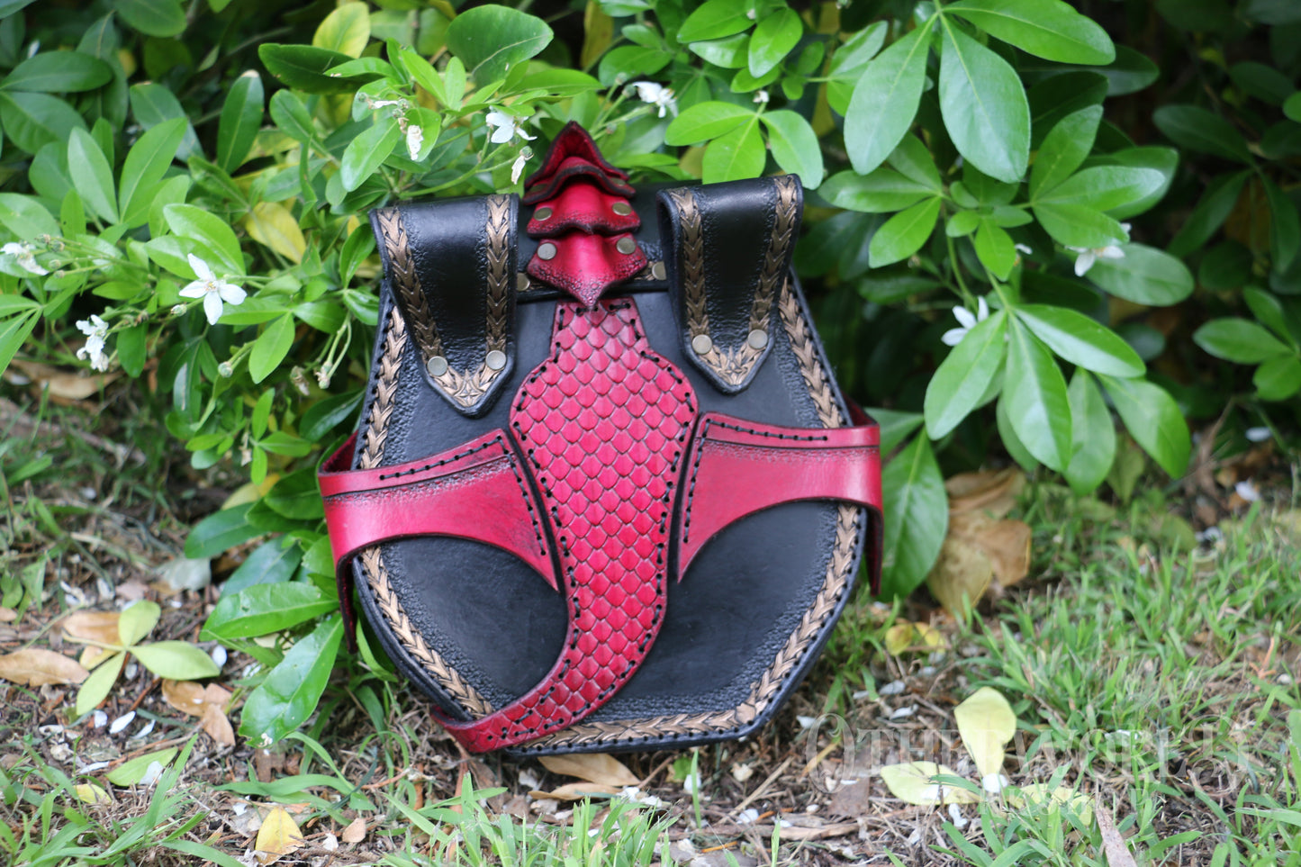 Leather Dragon Bag