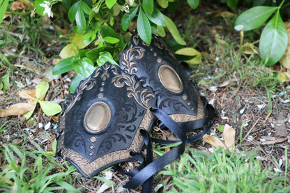 Leather Empress Wrist Cuffs